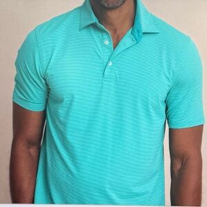 Southern Tide, NWTS Men's Turtle Green Short-Sleeve brreze upf Polo Shirt sz Med
